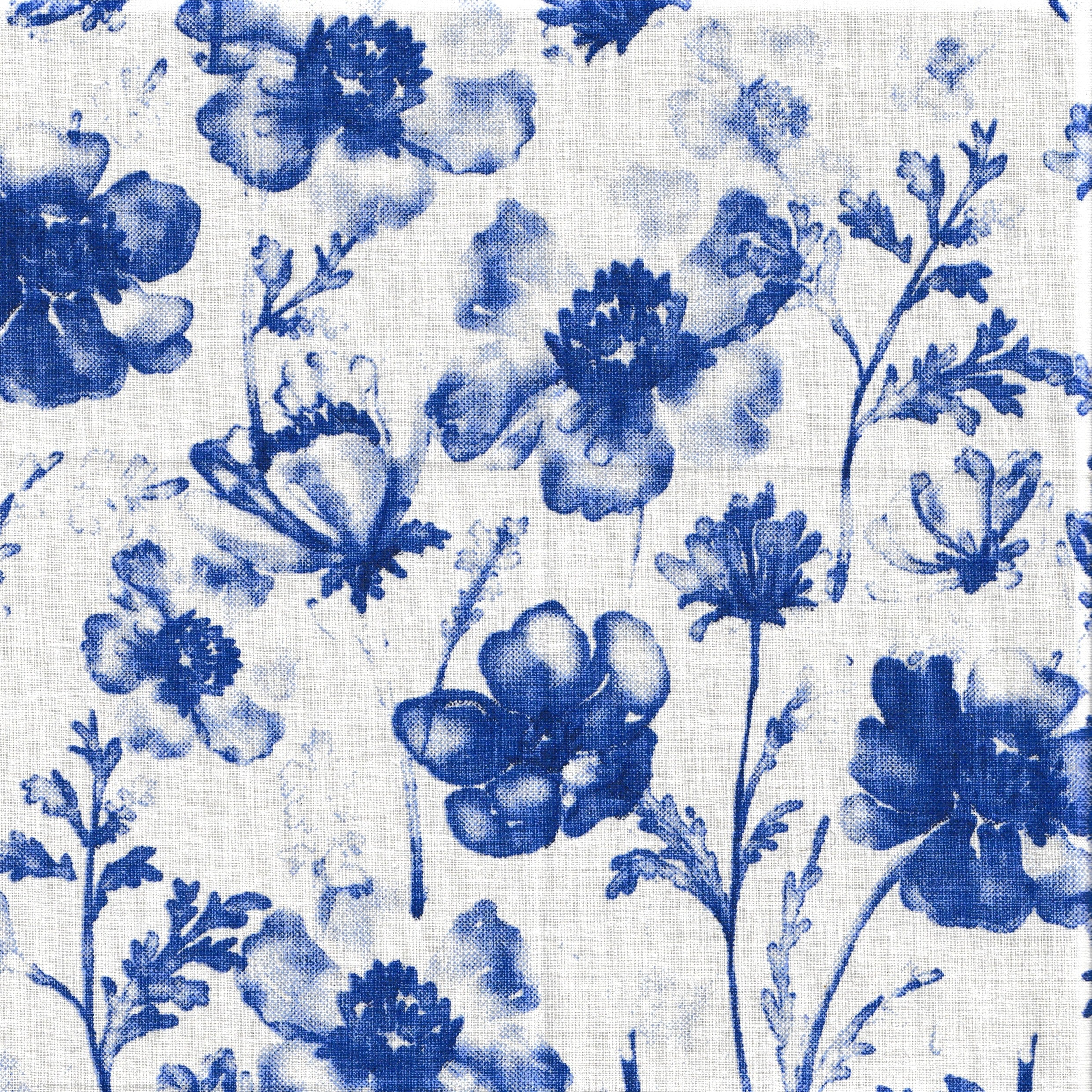 Large Blue Floral